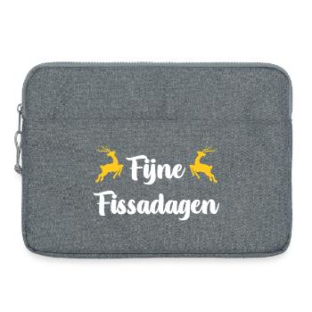Frohe Fissa-Tage - Laptoptasche 15" - Grau meliert - Vorne
