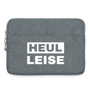 howl quietly - Laptop bag 15" - heather grey - Front