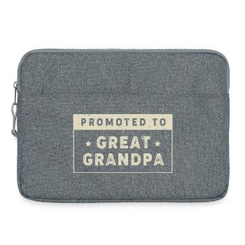 Grandpa Grandpa Grandchild Grandpa - Laptop bag 15" - heather grey - Front