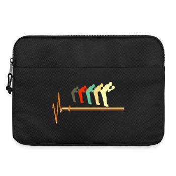 Bowling Heartbeat Pulse Retro Lifeline - Laptop bag 15" - black - Front