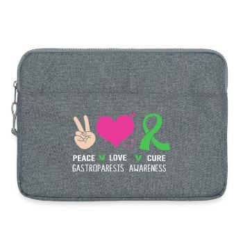 Darm Krankheit Gastroparese - Laptoptasche 15" - Grau meliert - Vorne