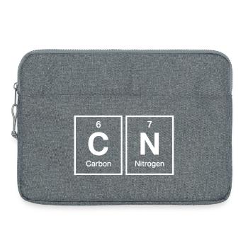 Six Seven 67 Meme Humor Elements Chemistry - Laptop bag 15" - heather grey - Front