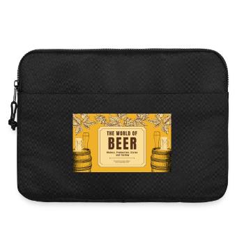 Flüssiges Willkommen - Laptoptasche 15" - Schwarz - Vorne