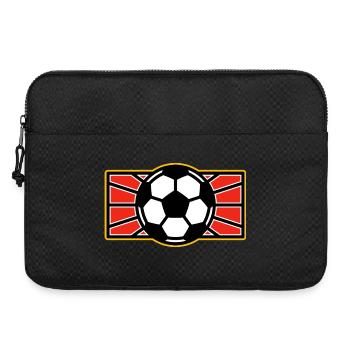 Crimson Football Crest - Laptop bag 15" - black - Front
