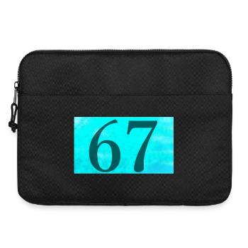 67_Blue - Sacoche pour ordinateur portable 15 pouces - noir - Devant