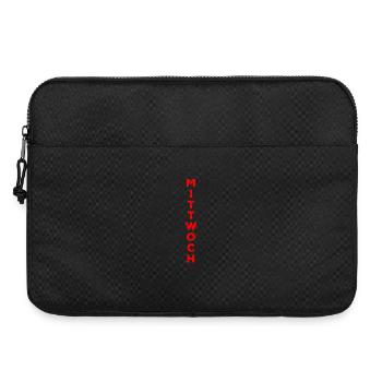 Mercredi - rouge - Sacoche pour ordinateur portable 15 pouces - noir - Devant