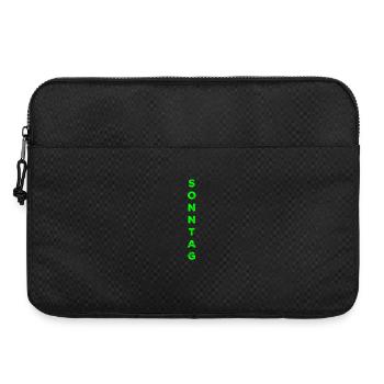 Dimanche - vert - Sacoche pour ordinateur portable 15 pouces - noir - Devant