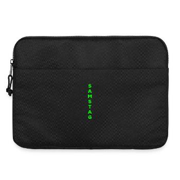 Saturday - green - Laptop bag 15" - black - Front