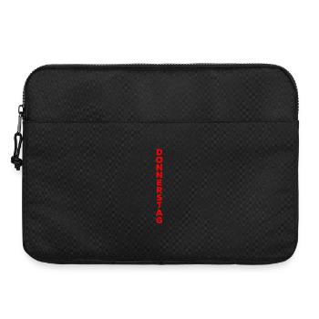 Jeudi - rouge - Sacoche pour ordinateur portable 15 pouces - noir - Devant