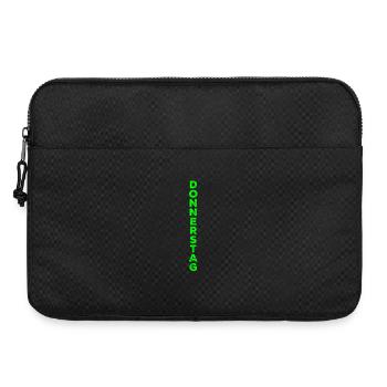 Thursday - green - Laptop bag 15" - black - Front