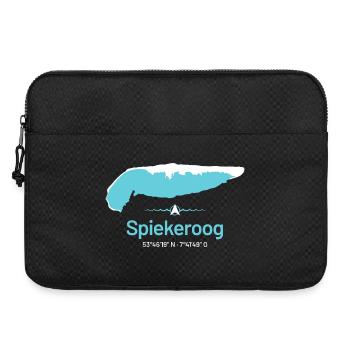 Spiekeroog | Carte de conception - Sacoche pour ordinateur portable 15 pouces - noir - Devant