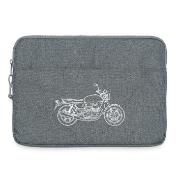 Moto Guzzi v7 III Milano - Laptop bag 15" - heather grey - Front