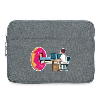 Radiologie Manipulatorin Scanner Donut Radiologie - Laptoptasche 15" - Grau meliert - Vorne
