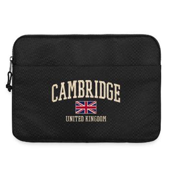 Cambridge UK Vintage Flag Banner - Laptop bag 15" - black - Front