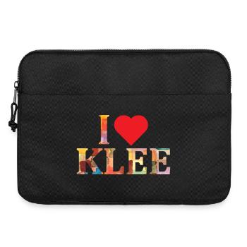 J’adore Klee t-shirt t-shirt idée cadeau - Sacoche pour ordinateur portable 15 pouces - noir - Devant