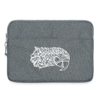 Papagei Tier Vogel Zoo Afrika Tropisch Urwald - Laptoptasche 15" - Grau meliert - Vorne