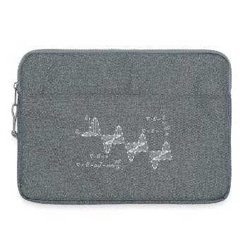 Maxwell's equations - Laptop bag 15" - heather grey - Front