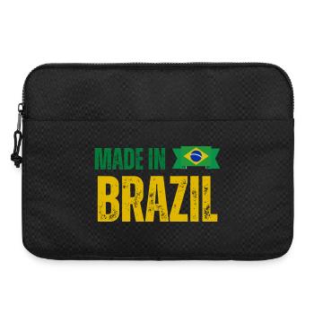 Made in Brazil, brasilianischer Stolz - Laptoptasche 15" - Schwarz - Vorne
