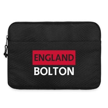 Angleterre Bolton Paysage urbain Illustration - Sacoche pour ordinateur portable 15 pouces - noir - Devant