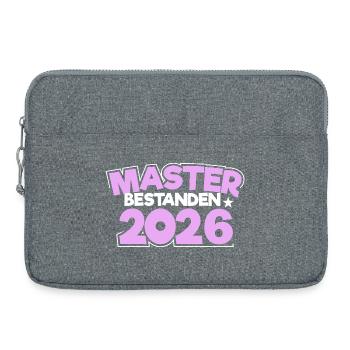 Master 2026 Diplôme - Sacoche pour ordinateur portable 15 pouces - gris chiné - Devant