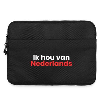 J’adore le néerlandais - Sacoche pour ordinateur portable 15 pouces - noir - Devant