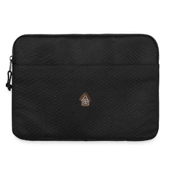 Embroidered house - Laptop bag 15" - black - Front
