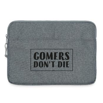 Gomers don't die - Laptop bag 15" - heather grey - Front