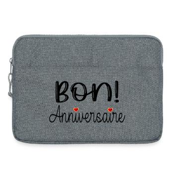 BON ANNIVERSAIRE AMOUR - Sacoche pour ordinateur portable 15 pouces - gris chiné - Devant