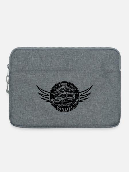 Vanlife - Adventure awaits - Laptoptasche 15" - Grau meliert