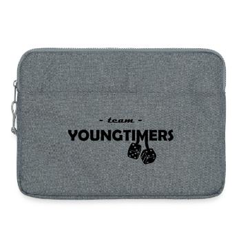 Team YoungTimer - Laptoptasche 15" - Grau meliert - Vorne