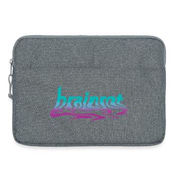 Brainrot – Trippy Vaporwave Aesthetic - Laptoptasche 15" - Grau meliert - Vorne