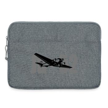 ju_52 - Laptop bag 15" - heather grey - Front