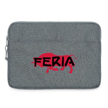 Feria - Sacoche pour ordinateur portable 15 pouces - gris chiné - Devant