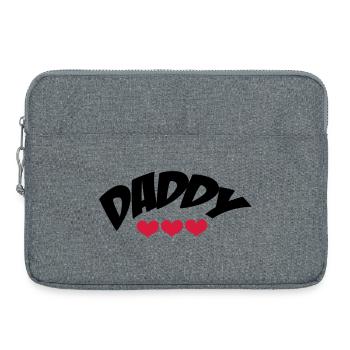 Daddy - Laptoptasche 15" - Grau meliert - Vorne
