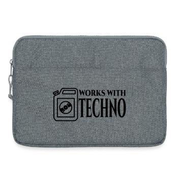 Techno Fuel - Laptop bag 15" - heather grey - Front