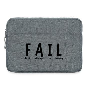 Échouer - Sacoche pour ordinateur portable 15 pouces - gris chiné - Devant