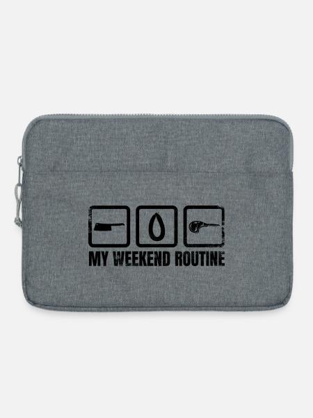 Fleischer Wochenende - Laptoptasche 15" - Grau meliert