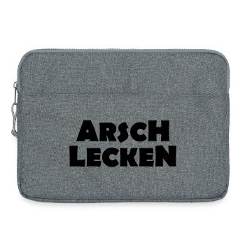 Ass licking - Laptop bag 15" - heather grey - Front