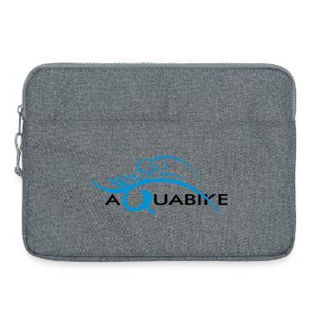 Aquabike en action - Sacoche pour ordinateur portable 15 pouces - gris chiné - Devant