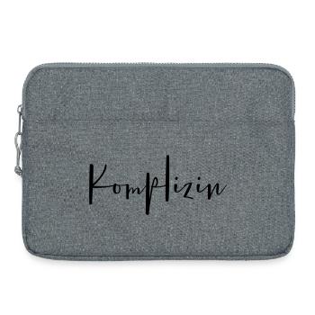 Épouse partenaire petite amie épouse - Sacoche pour ordinateur portable 15 pouces - gris chiné - Devant