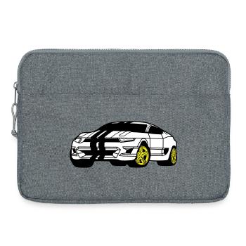 Sportwagen - Sportauto - Coupé - Laptoptasche 15" - Grau meliert - Vorne