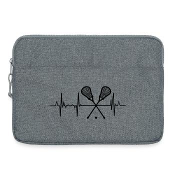Lacrosse Herzlinie - Laptoptasche 15" - Grau meliert - Vorne