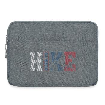 Tri-Tone Rope Frame Typography - Laptop bag 15" - heather grey - Front