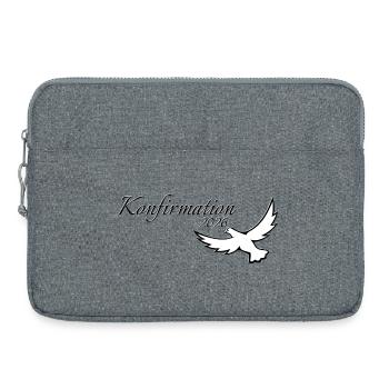 Confirmation 2026 Gift Ideas Dove Flying Up - Laptop bag 15" - heather grey - Front