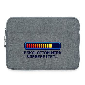 « Escalade de Chemise » – Style Geek & Geek (allemand) - Sacoche pour ordinateur portable 15 pouces - gris chiné - Devant