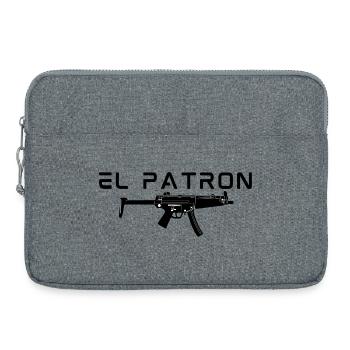 El Patron – Der Leader Look - Laptoptasche 15" - Grau meliert - Vorne