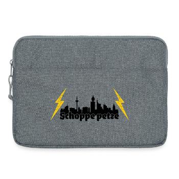 Schoppe petze ffm skyline - Laptoptasche 15" - Grau meliert - Vorne