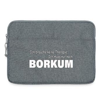 Therapy BORKUM - Laptop bag 15" - heather grey - Front