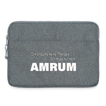 Therapie AMRUM - Laptoptasche 15" - Grau meliert - Vorne