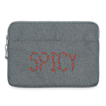 Chili épicé - Sacoche pour ordinateur portable 15 pouces - gris chiné - Devant